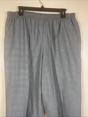 Gray women’s  Dress Pants with Elastic Waist Briggs New York 18S Plus Size 18S